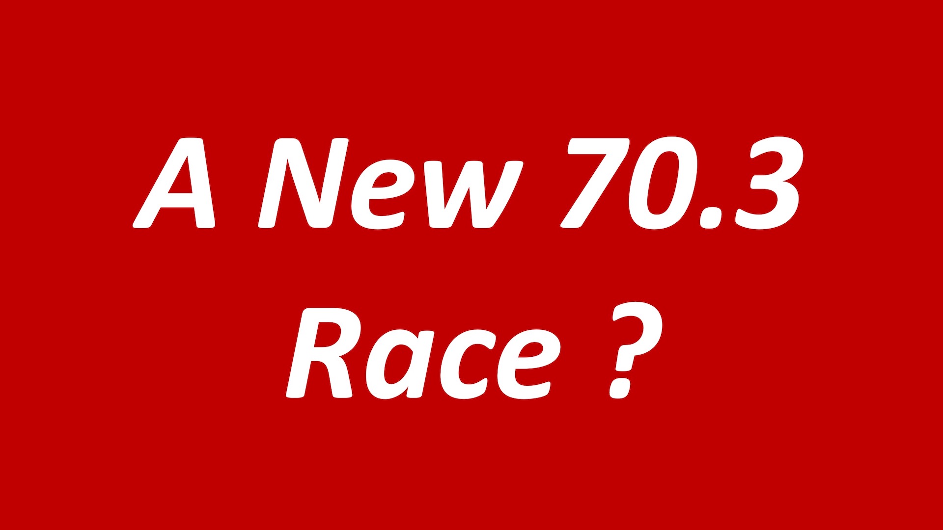 You are currently viewing Rumors Of A New 70.3 Race in Pennsylvania