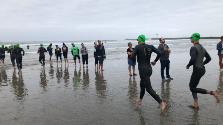 Oceanside 70.3 Swim Start